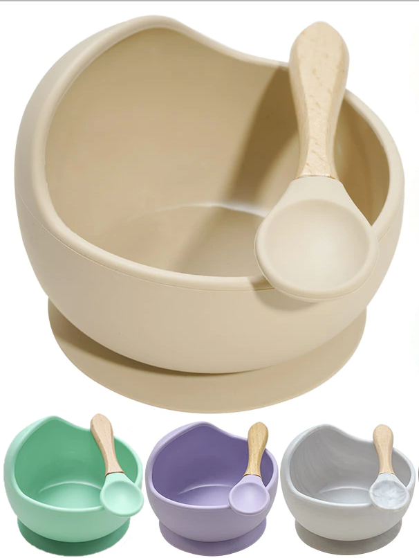 Bowl and spoon set.