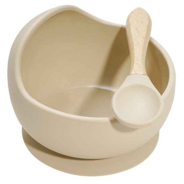 Bowl and spoon set.