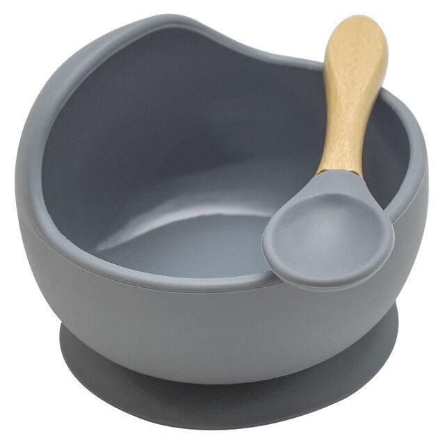 Bowl and spoon set.