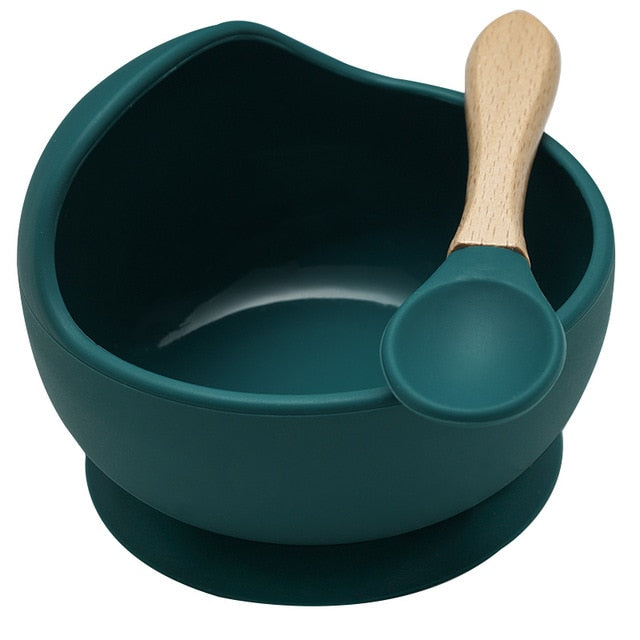 Bowl and spoon set.