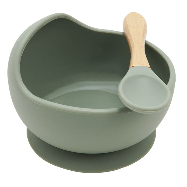 Bowl and spoon set.